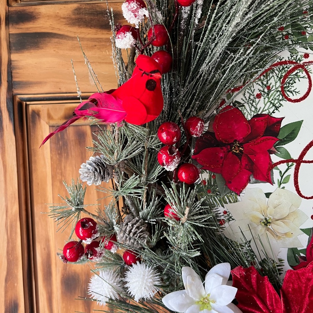 Homemade Christmas Wreath - Picture 2 of 6
